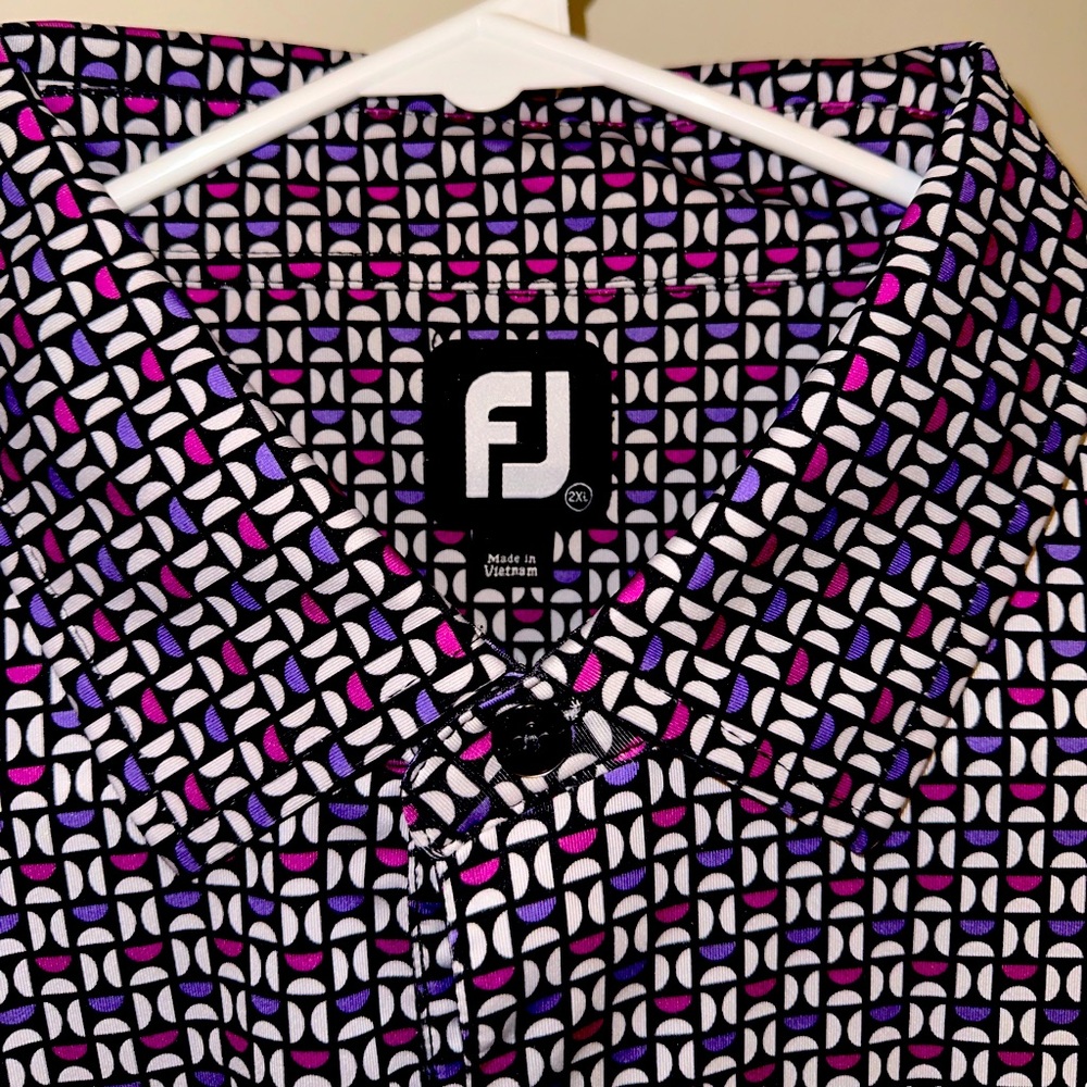 Men’s golf FootJoy polo shirt XXL